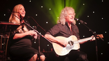 Kerry Ellis and Dr Brian May 2