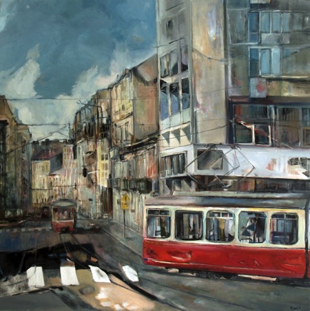 Martyna Karch Tram 100x100cm[1]