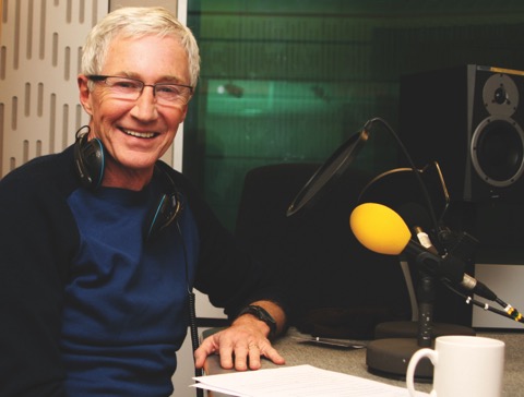 Paul OGrady in teh BBC R4 studio